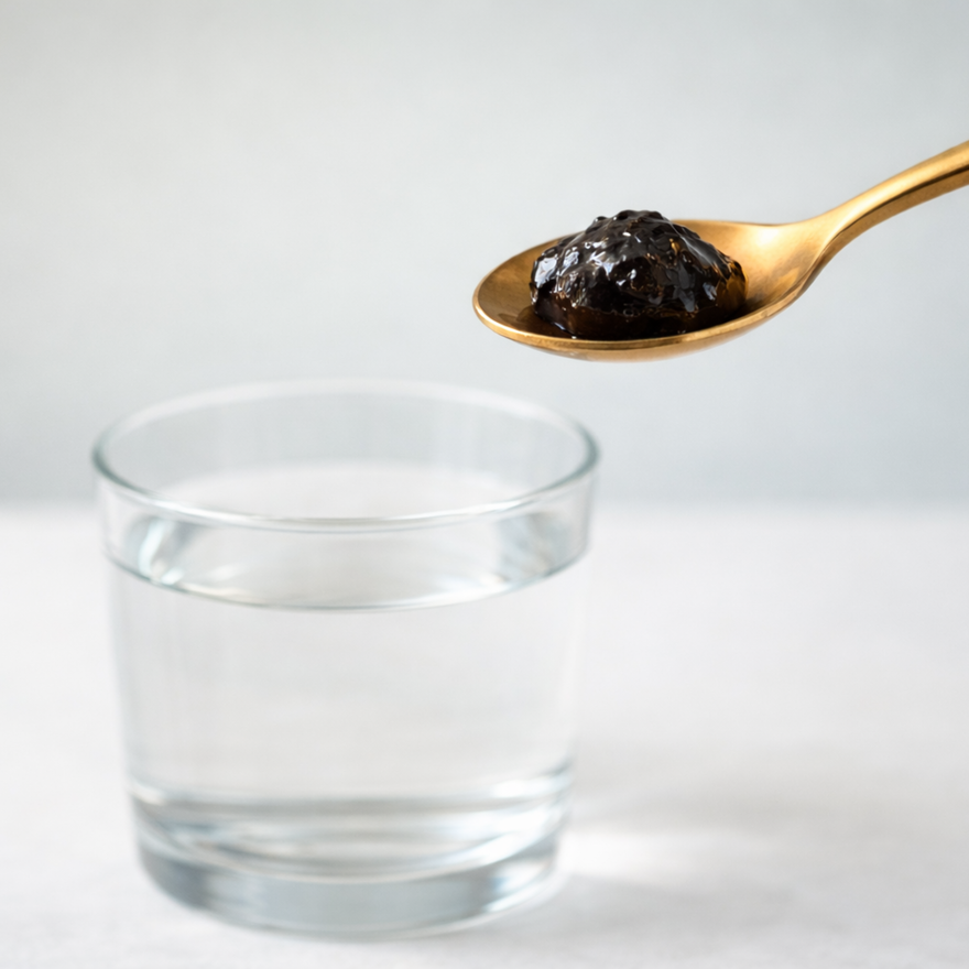 Take approx. 500 mg (½ spoon) daily